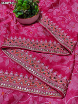 Buy New Elegant Traditional Saree with Floral Print Work KcPc