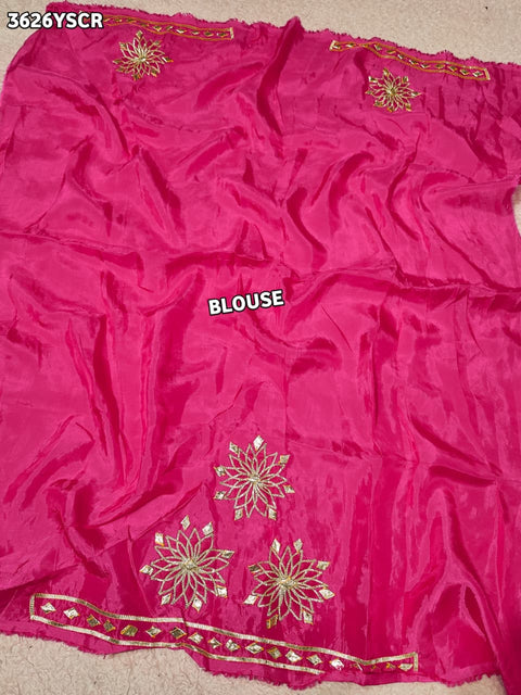 KcPc New Premium Tissue Silk Saree with Gotusser Tapeta Detailing   PDM