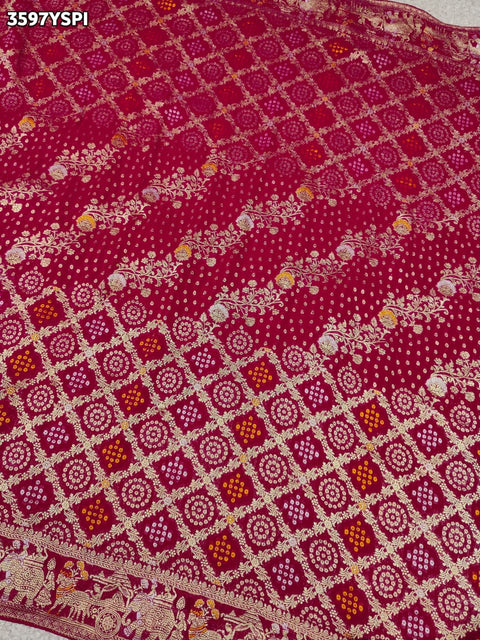 KcPc New Premium Georgette Saree with Intricate Cutdana Detailing VK