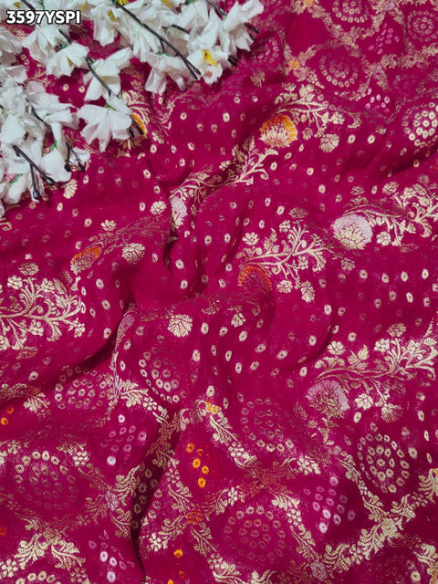 KcPc New Premium Georgette Saree with Intricate Cutdana Detailing VK