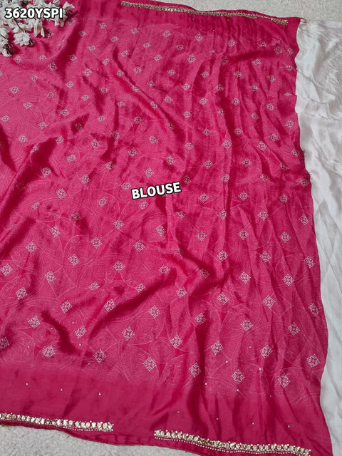 KcPc New Elegant Georgette Traditional Saree with Floral Print Work  PSF