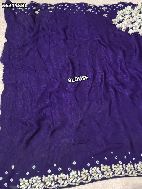 KcPc New Luxury Festive Wear Modal Gaji Silk Gota Patti Saree   PSF