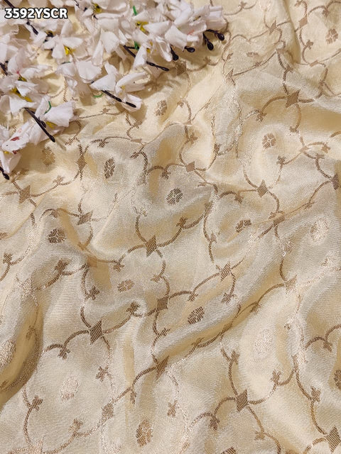 KcPc New Graceful Banarasi Pattern Dola Silk Saree with Blouse  VK