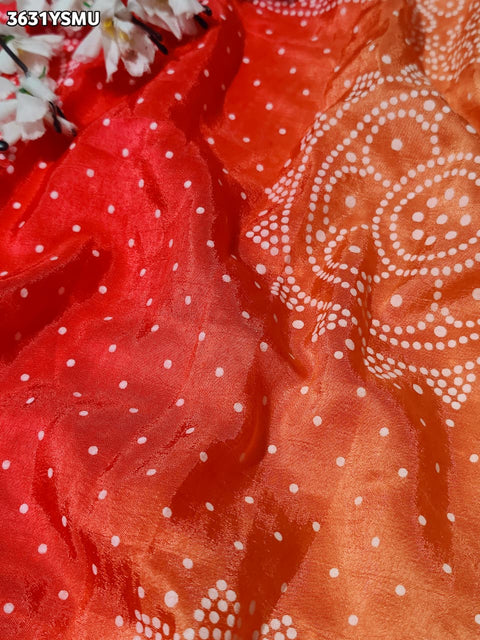 Buy New Festive Russian Silk Fancy Saree with Gotapatti Work KcPc