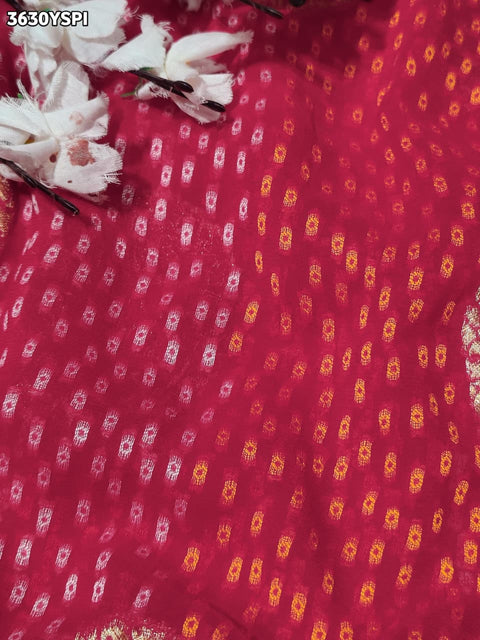 Buy New Festive Bandhani Saree with Cutdana Work KcPc