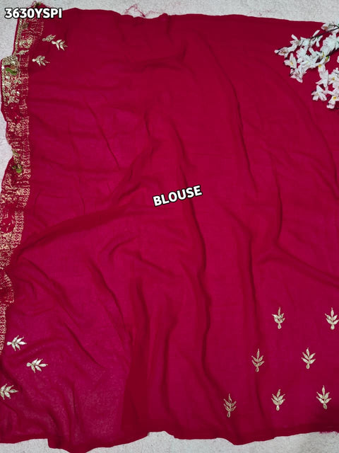 Buy New Festive Bandhani Saree with Cutdana Work KcPc