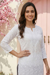 Buy New Elegant Chikankari Party Wear Kurti KcPc