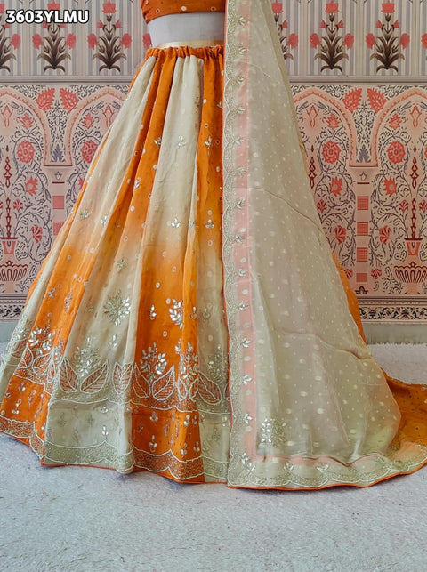 Buy New Traditional Lehenga With Cutdana Work KcPc
