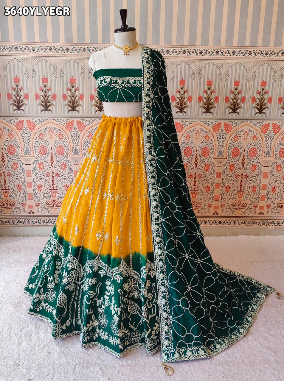 Buy New Traditional Lehenga with GotaPatti Work KcPc