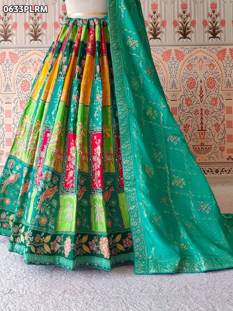 Buy New Banarasi Style Lehenga with Cutdana KcPc