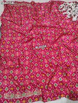 Buy New Patola Style Saree with Cutdana Work KcPc
