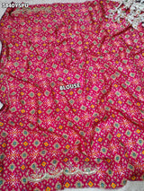 Buy New Patola Style Saree with Cutdana Work KcPc