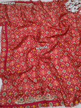 Buy New Patola Style Saree with Cutdana Work KcPc