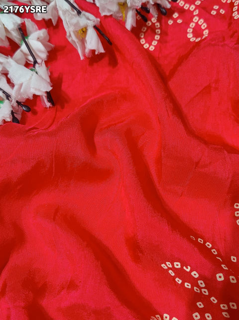 Buy Modal Silk Bandhani Style Saree KcPC