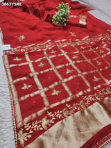 Buy New Royal Ghatchola Saree with Hand Pitta Zari Work KcPc