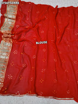 Buy Traditional Saree with Gotapatti Finish KcPc