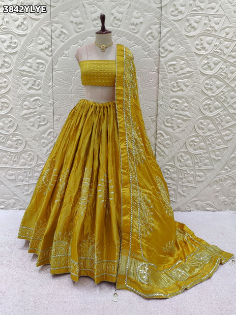 Buy New Traditional Look Lehenga with Classic Bandhani KcPc