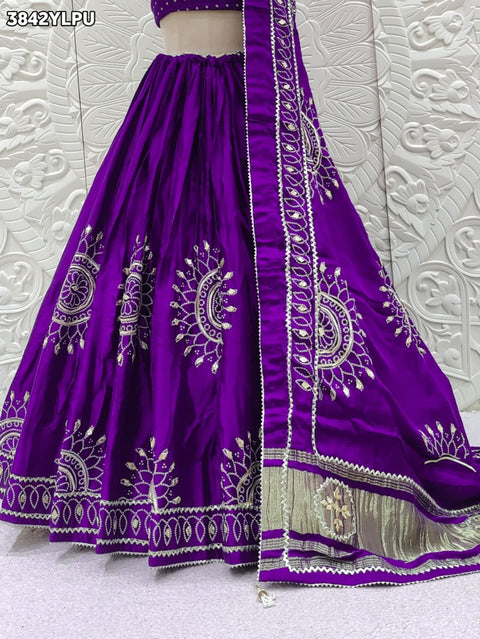 Buy New Premium Lehenga with Stunning Gotapatti Finish KcPc