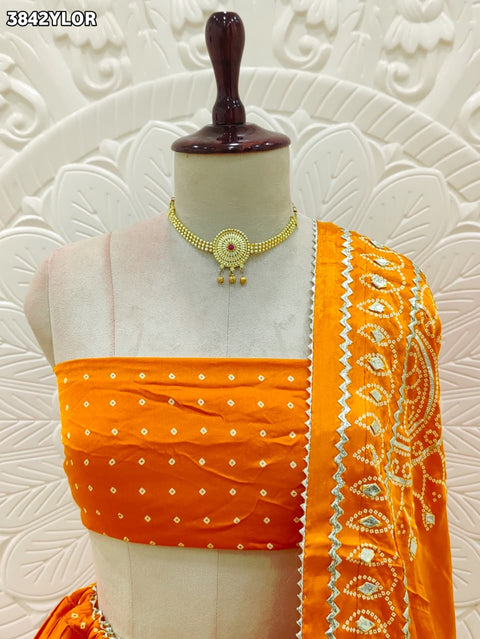 Buy New Premium Lehenga with Stunning Gotapatti Finish KcPc