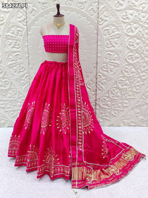 Buy New Premium Lehenga with Stunning Gotapatti Finish KcPc