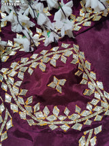 Buy HO Silk Designer Style Gota patti Work KcPc