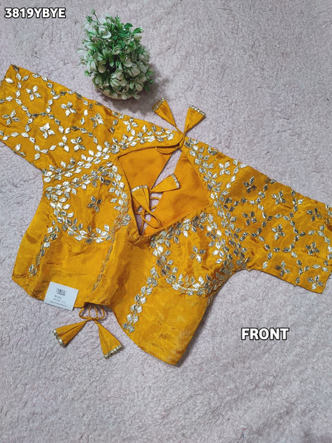 Buy HO Silk Designer Style Gota patti Work KcPc