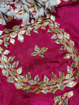 Buy HO Silk Designer Style Gota patti Work KcPc