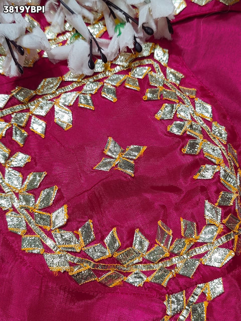 Buy HO Silk Designer Style Gota patti Work KcPc