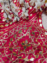 Buy HO Silk Designer Style Gota patti Work KcPc