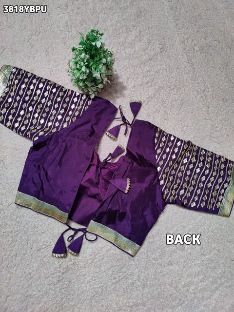 Buy HO Silk Designer Style Gota patti Work KcPc