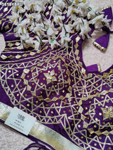 Buy HO Silk Designer Style Gota patti Work KcPc