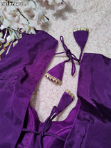Buy HO Silk Designer Style Gota patti Work KcPc