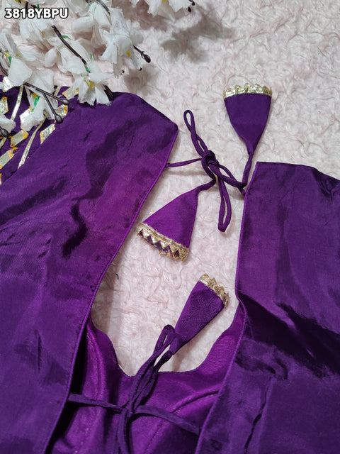 Buy HO Silk Designer Style Gota patti Work KcPc