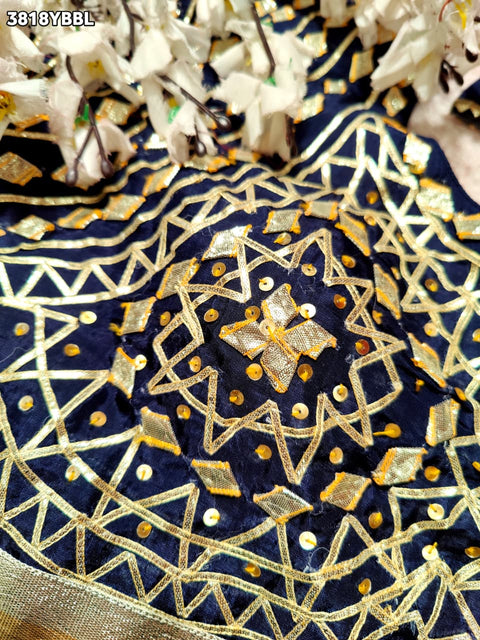 Buy HO Silk Designer Style Gota patti Work KcPc