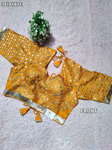 Buy HO Silk Designer Style Gota patti Work KcPc