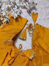 Buy HO Silk Designer Style Gota patti Work KcPc