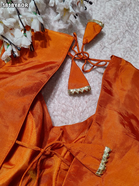 Buy HO Silk Designer Style Gota patti Work KcPc