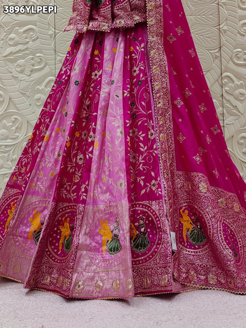 Buy Royal Dola Silk Banarasi Style Lehenga Kcpc 