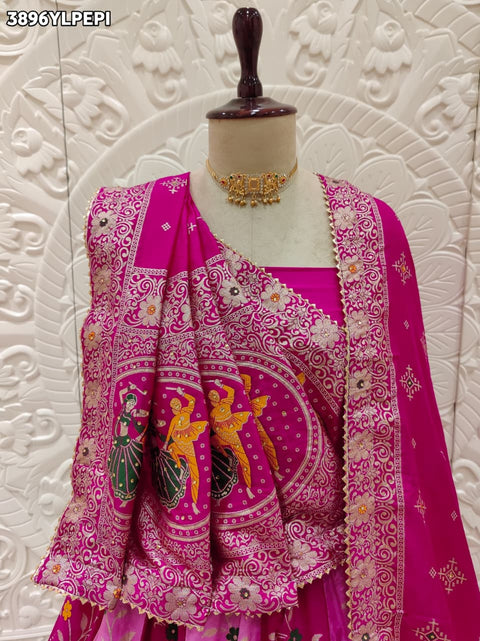 Buy Royal Dola Silk Banarasi Style Lehenga Kcpc 