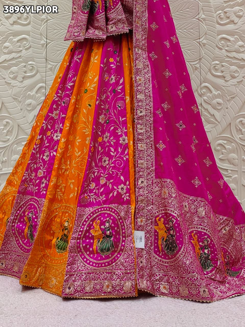 Buy Royal Dola Silk Banarasi Style Lehenga Kcpc 