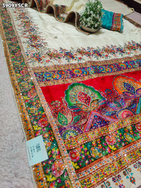 Buy Festive Wear Moonga Silk Bandhani Saree Kcpc