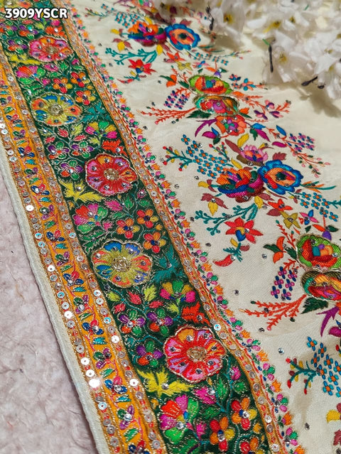 Buy Festive Wear Moonga Silk Bandhani Saree Kcpc