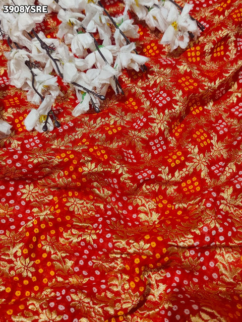 Buy Traditional Banarasi Style Georgette Saree Kcpc