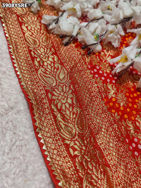 Buy Traditional Banarasi Style Georgette Saree Kcpc