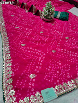 Buy Festive Special Georgette Bandhani Saree Kcpc 