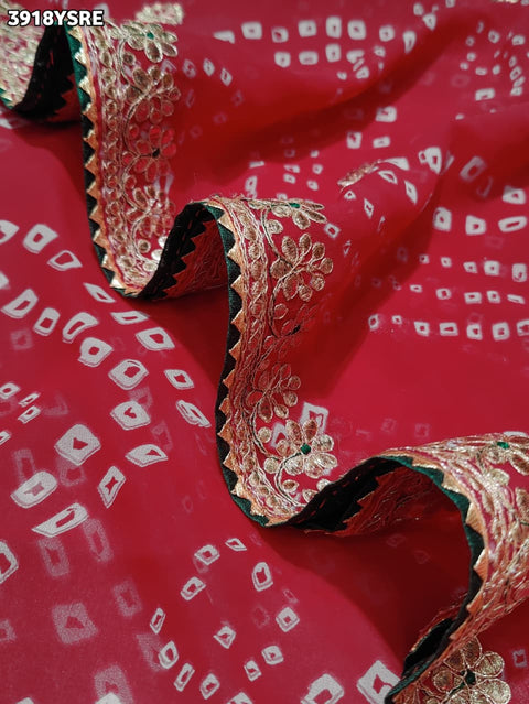 Buy Festive Special Georgette Bandhani Saree Kcpc 