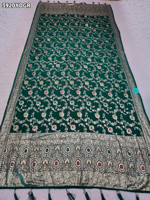 Buy Traditional Banarasi Style Dola Silk Dupatta Kcpc