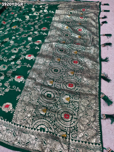 Buy Traditional Banarasi Style Dola Silk Dupatta Kcpc