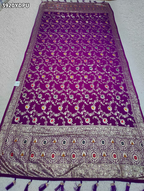 Buy Traditional Banarasi Style Dola Silk Dupatta Kcpc