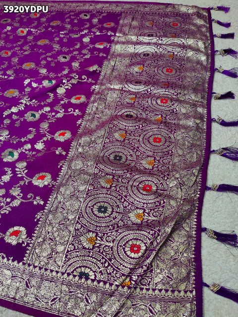 Buy Traditional Banarasi Style Dola Silk Dupatta Kcpc